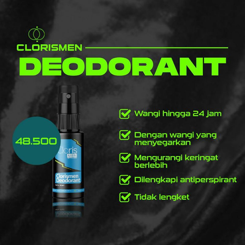 Clorismen Deodorant Antiperspirant Spray