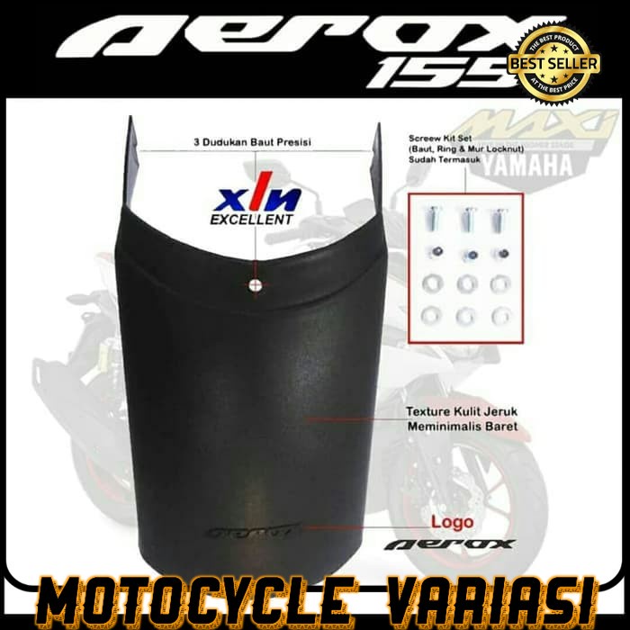 Sambungan spakbor Aerox 155 MufFlap Spakbor depan New Aerox Connected NVX