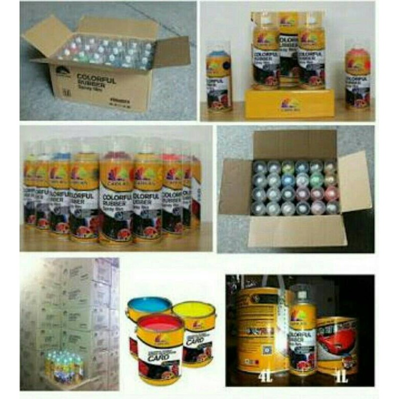 Cuci Gudang CARLAS RUBBER PAINT Standard Colour Varian