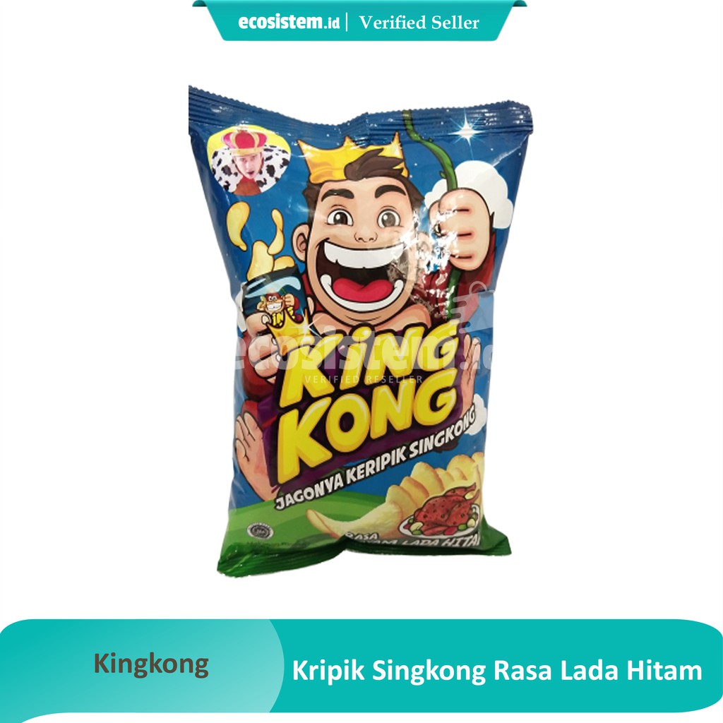 

Kingkong Kripik Singkong Rasa Lada Hitam