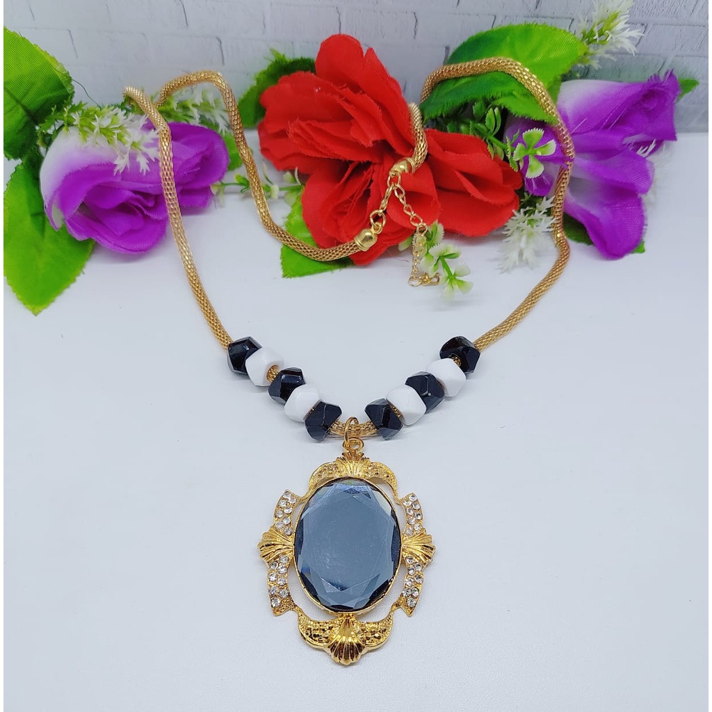 Aksesoris kalung fashion kalung elegan kalung hijab aksesoris cantik kalung daun elegan cantik A1-A5