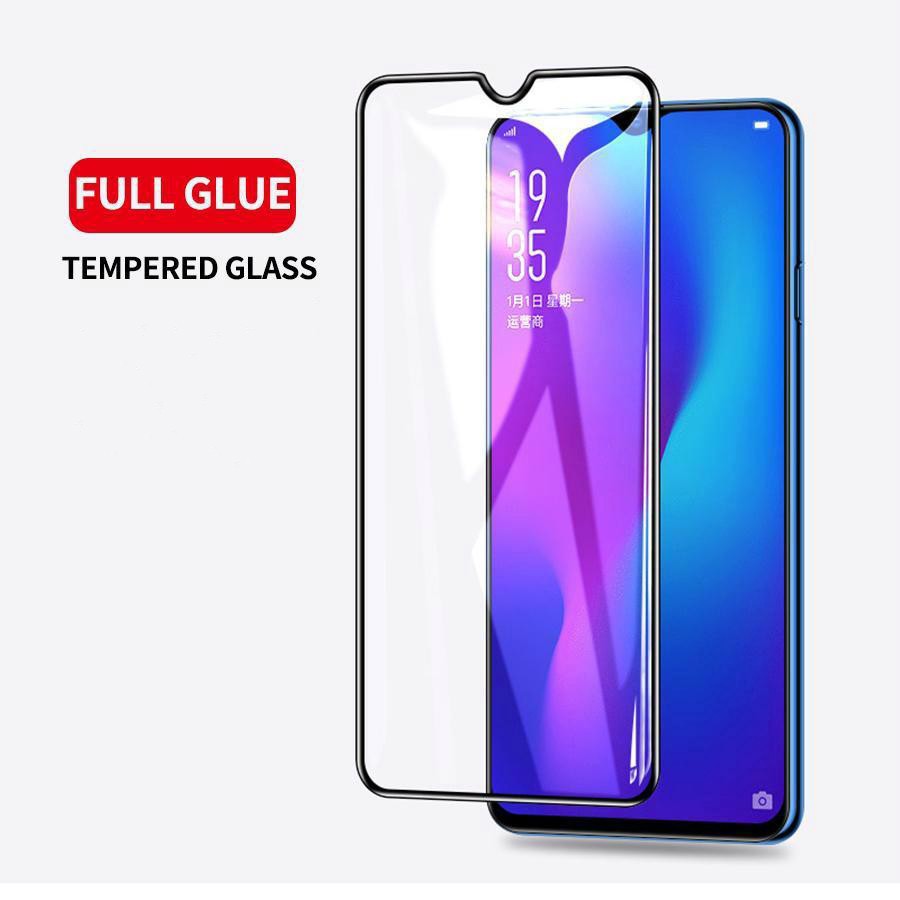 FULL COVER OPPO F9 A9 2020 A92 / VIVO Y91 Y93 Y95 S1 Y12 2019 Y15 2019 Y17 2019 TEMPERED GLASS SCREEN PROTECTOR