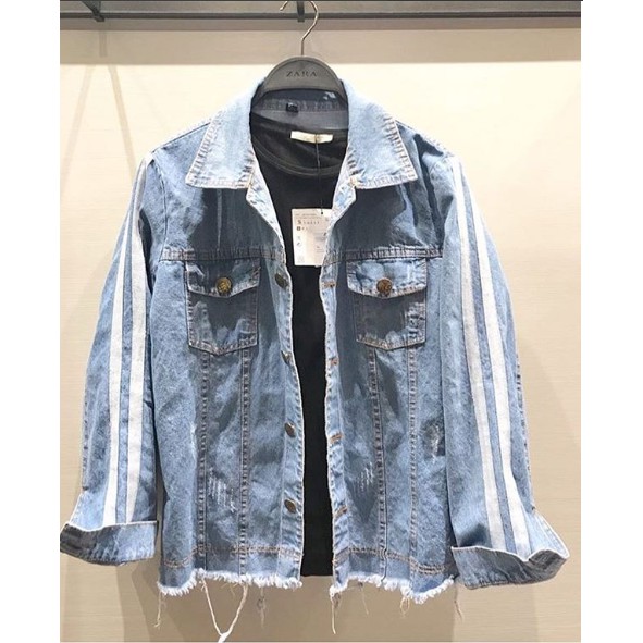 zara denim vest