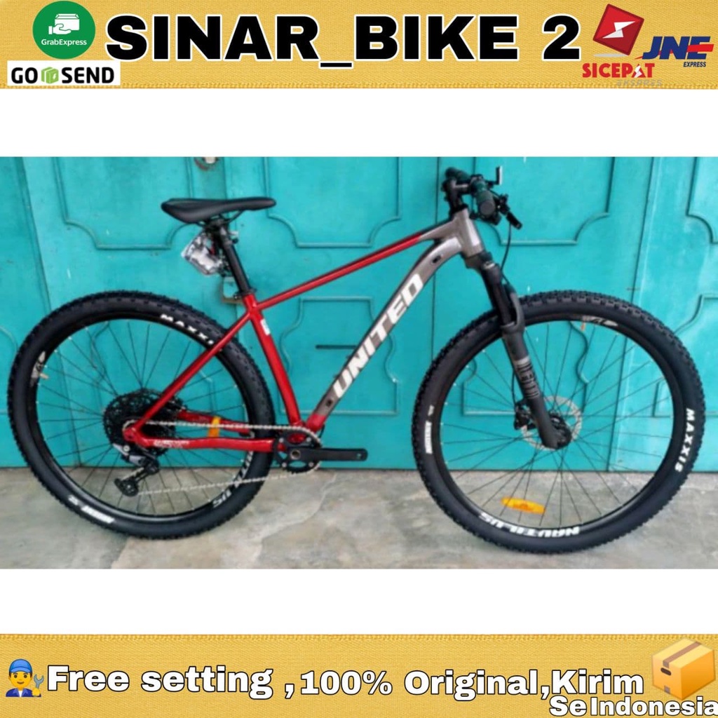 Sepeda Gunung 27.5 &amp; 29 Inch MTB UNITED CLOVIS 5.10 Deore 11 Speed