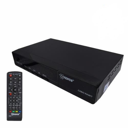 Set Top Box TV Digital VENUS Cabai Rawit STB DVB-T2 Receiver Tuner Paling Peka Paling Jernih