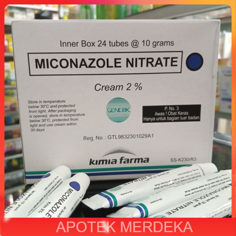 Jual Miconazole Cream 10gr / Myconazole Cream 10 Gram Salep Jamur