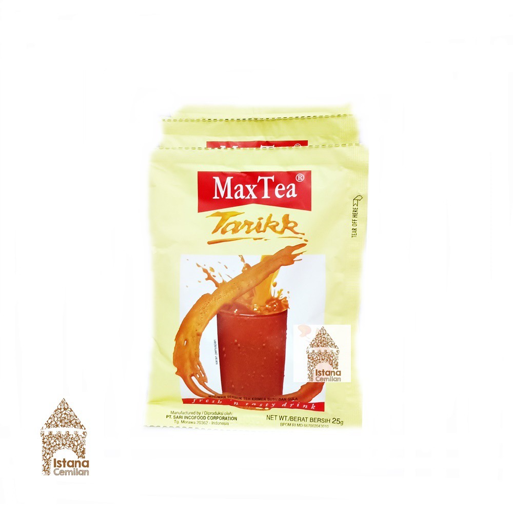 

Max Tea Tarikk (isi 5 sachet). MaxTea Teh Tarik