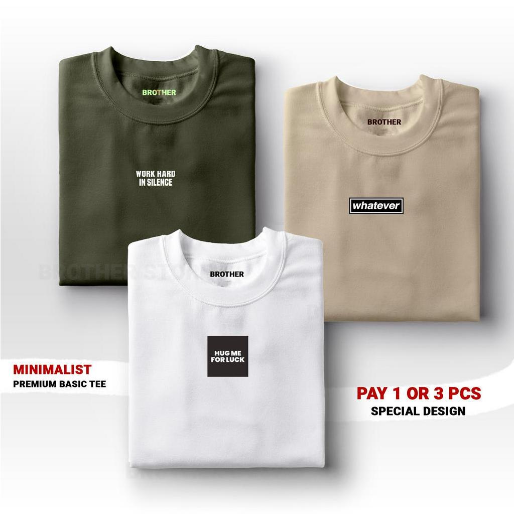 BUY 1 OR 3 PCS ( PROMO COD ) BROTHER STORE / Kaos Distro100% Catoon Combed 24s / Articel CORW