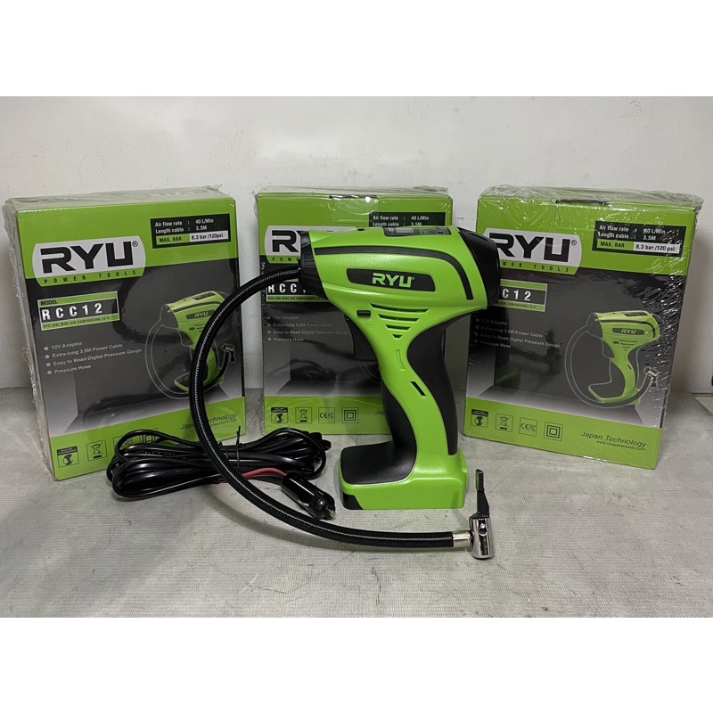 mini air compressor rcc 12 ryu / mini air compressor ryu / ryu mini air compressor / mini compressor ryu / ryu mini compressor / mini air compressor ryu 12v / pompa ban mini ryu / pompa ban ryu / pompa angin ban mobil dc / pompa ban mobil portable