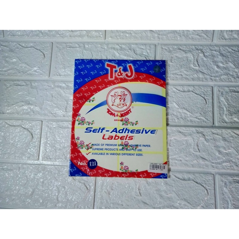 

LABEL TOM & JERRY NO.121 STICKER - BUNGA
