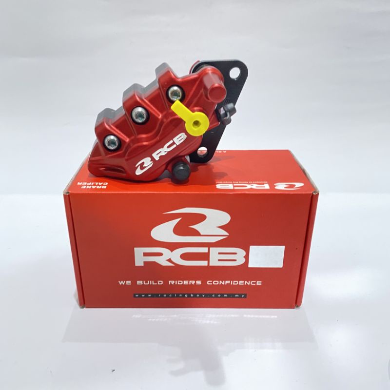 Caliper Rem Depan RCB Mxking Vixion New Merah Red