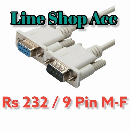 Jual Kabel Rs 232 / Db 9 / Serial 9 Pin Male Female 1,5 Meter - M-F ...
