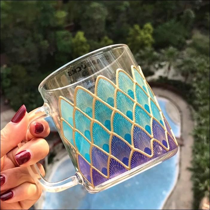 Mug Gelas - Starbucks Mermaid Stereo Phnom Penh Skala Ikan Gelas Mug