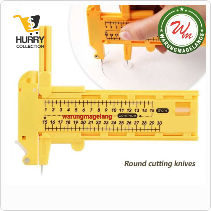 

Pemotong lingkaran Compass rotary Circle Cutter papper Craft tool FREE ONGKIR
