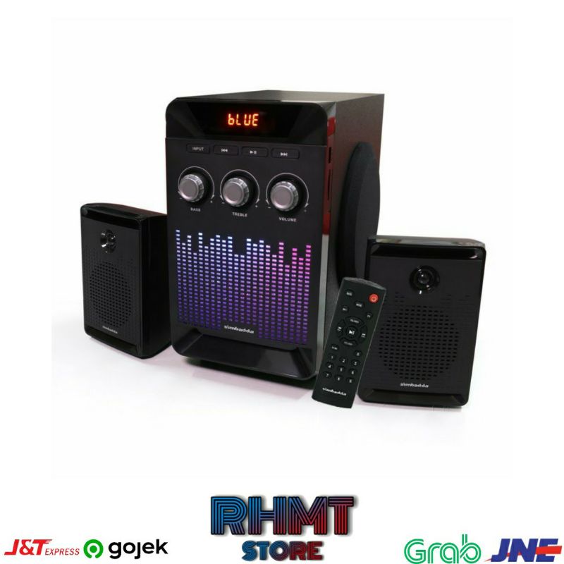 Speaker Simbadda CST 6000N+ For Handphone  Laptop PC Bass Power RGB Light