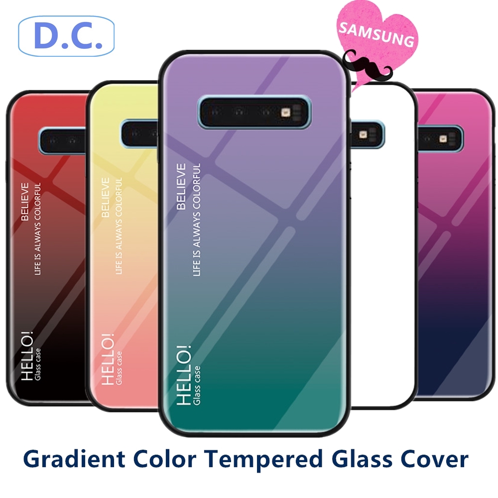 Casing Pelindung dengan Tempered Glass Warna Gradasi untuk