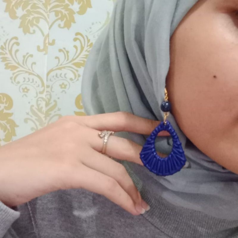 {COD}Anting hijab juntai hook