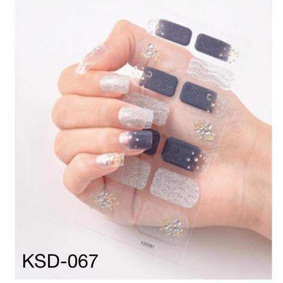 14Pcs/Stiker Kuku Murah / Nail Art Sticker / Nail Art Stiker / Nail Art &amp; Sticker KSD Series