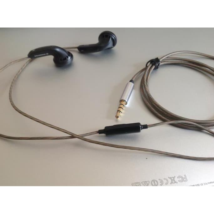 DIY Earbud Sennheiser MX500 Earphone+Mic Upgrade Version Bass Headset