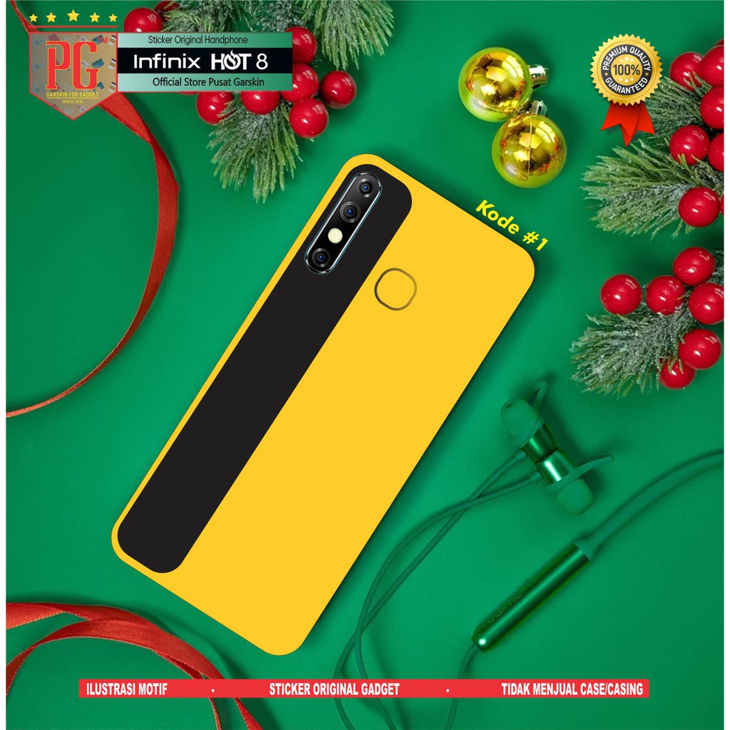 

Garskin Infinix Hot 8 Sticker Original Motif Color tone (Dapat 2pcs)