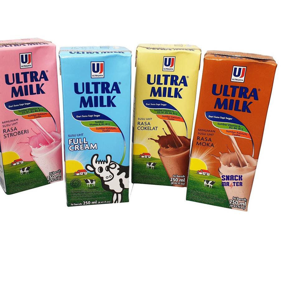 

[PREMIUM] Susu UHT Ultra Milk - 250 ml