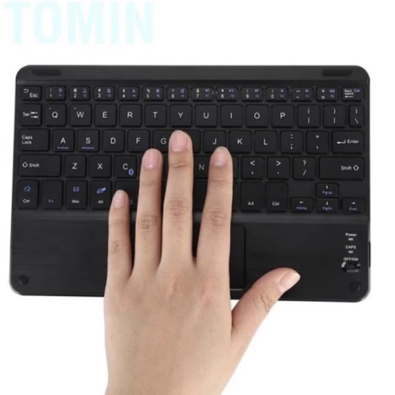 Mini Wireless Bluetooth Keyboard touchpad Slim Thin hp laptop tablet