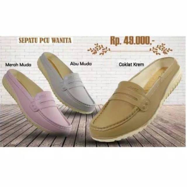 Sepatu Slop Karet Wanita 5 Pilihan Warna ATT SLK 555