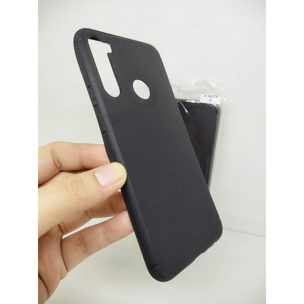 Case Slim CROSS Redmi Note 8 6.3 inchi Softshell with Frame Line Anti Melar TIDAK LICIN