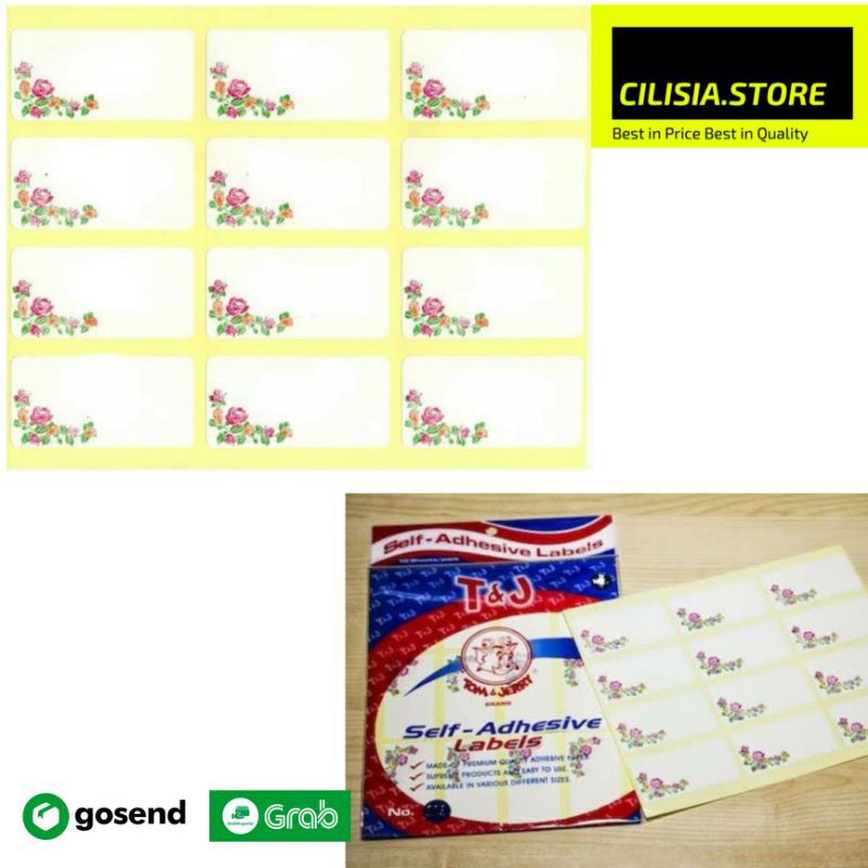 

Label Stiker Undangan Tom Jerry 103 Sticker Label T&J [Per Pack]