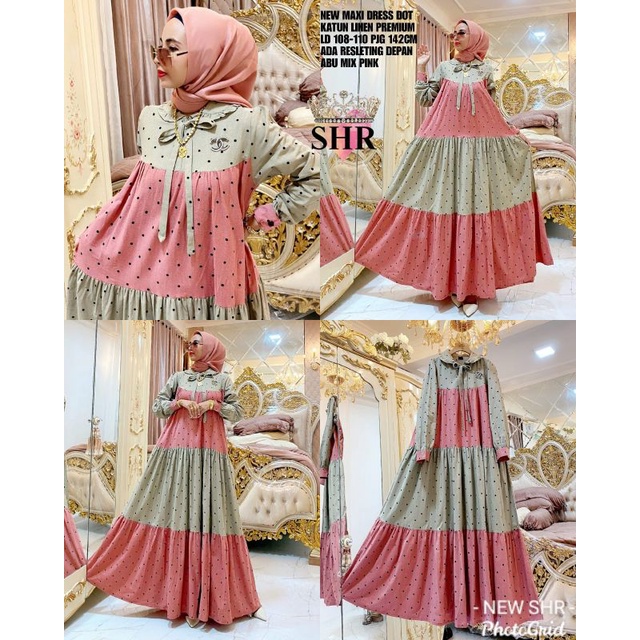 dress SHR ORI premium terbaru