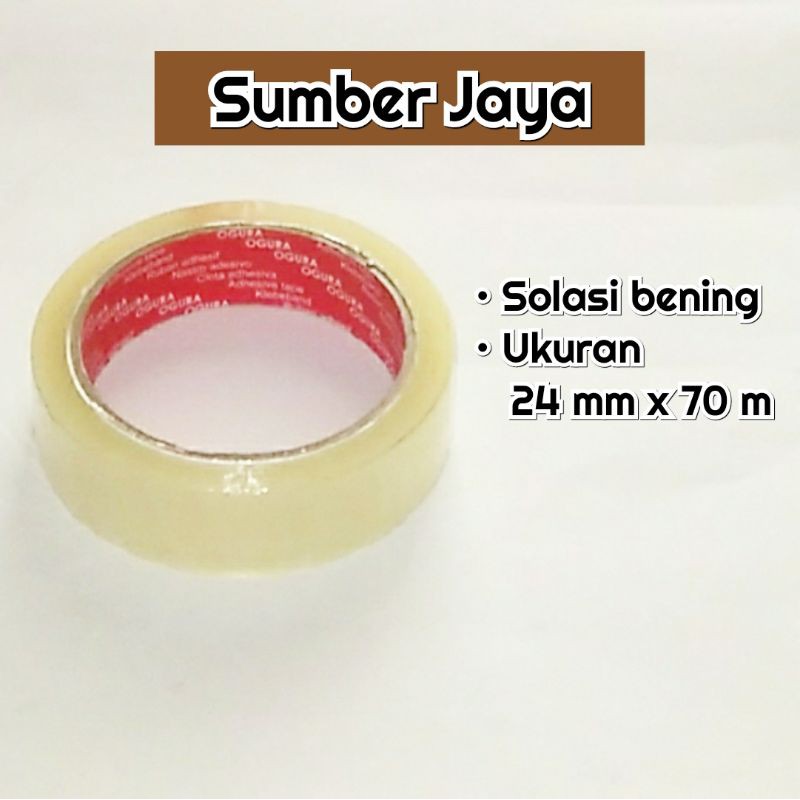 

Lakban Bening Solasi Bening 24 x 70m