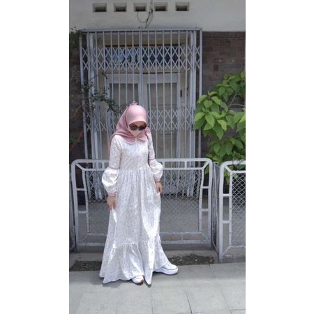 Dress Motif Bunga|Noni Dress Motif Bunga|Dress Roris Motif