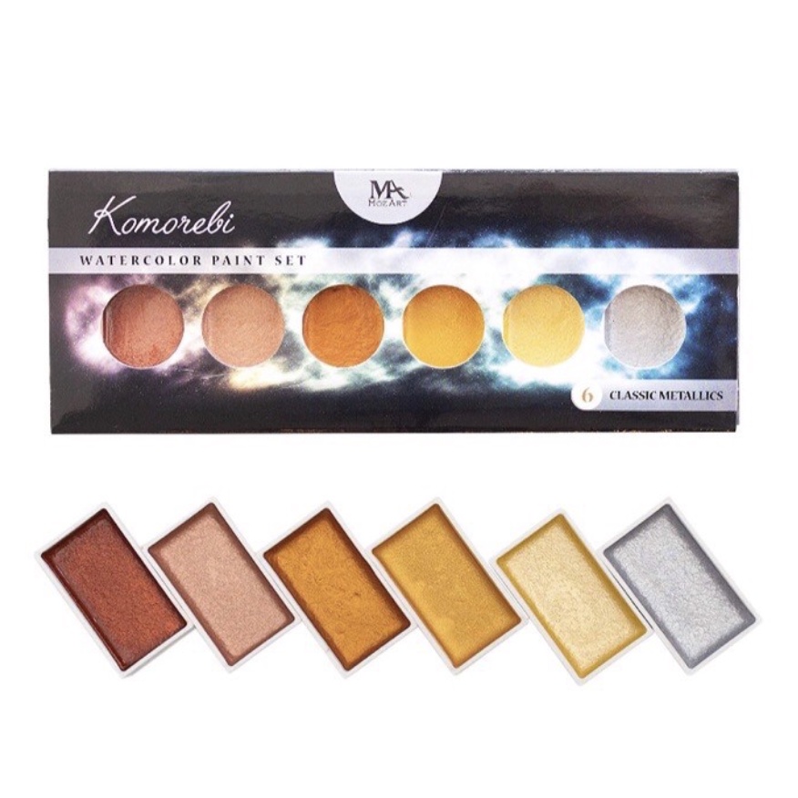 

Komorebi Metallic Paints 6 Colors