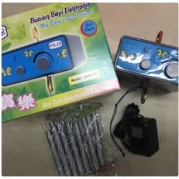 Mesin Ayunan Bayi Listrik Poma Full Set