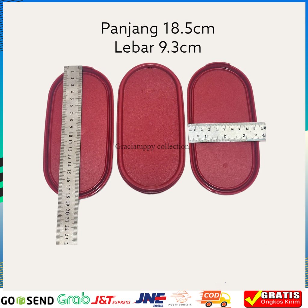 Tutup Seal Toples Modular Mates Oval TUPPERWARE 1 PCS