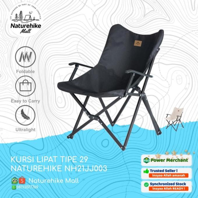 Promo KURSI LIPAT NATUREHIKE NH21JJ003 TIPE 29 PORTABLE CAMPING OUTDOOR silahkan order