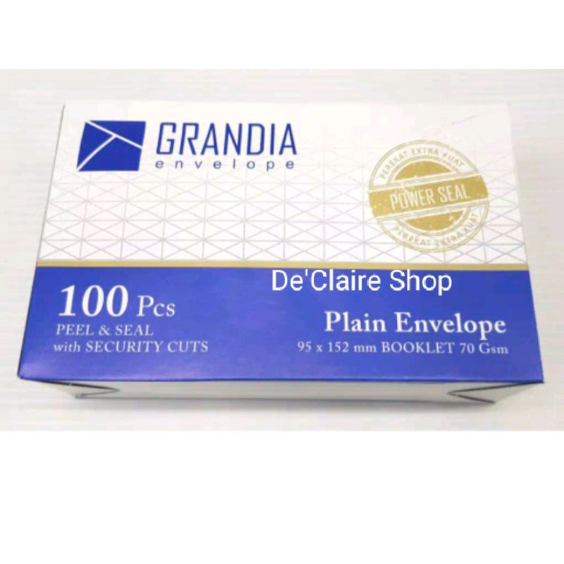 

Amplop Putih 104 GRANDIA per lembar