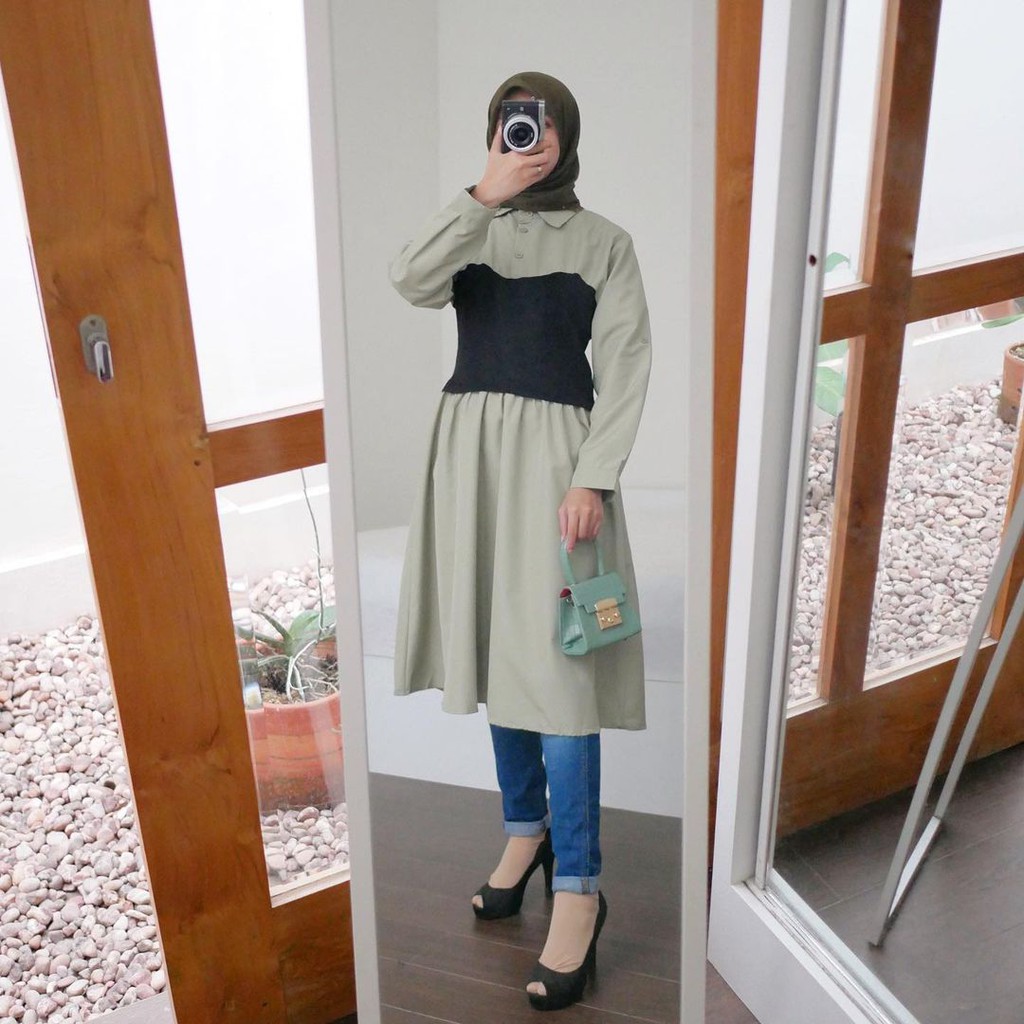 Gio Tunik Atasan Long Tunik Fashion Muslim Wanita Terlaris