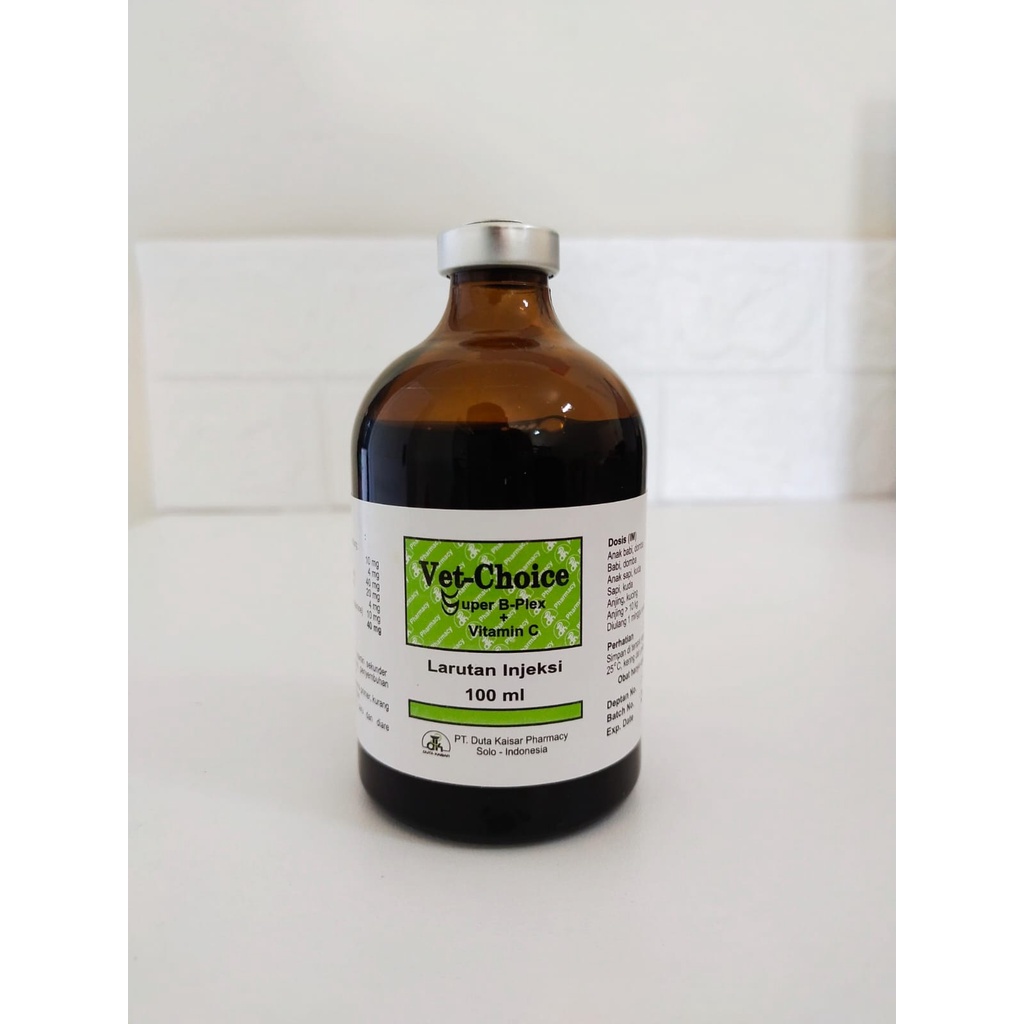 Vet choice 100 ml / Duta Kaisar / Vitamin B complex dan C untuk hewan