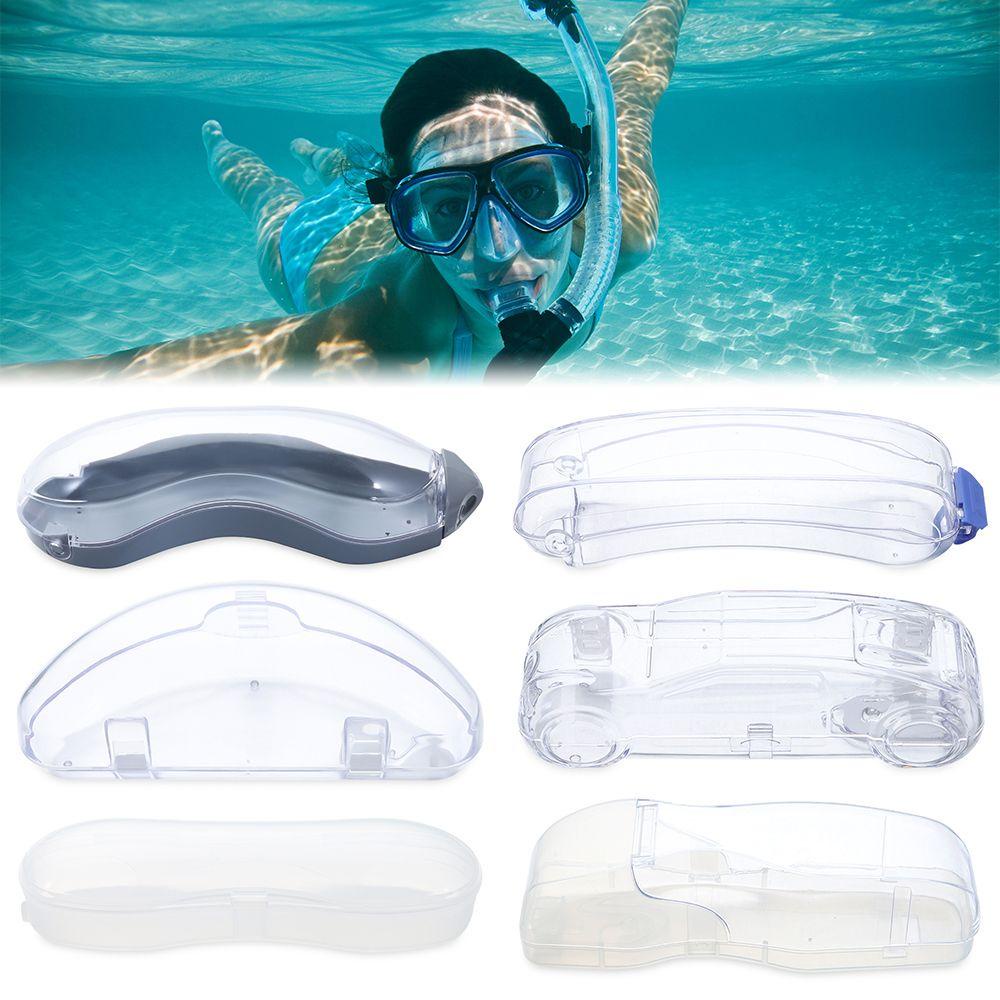 Top Goggle Case Protection Pelindung Transparan Packing Box Kotak Kacamata Plastik