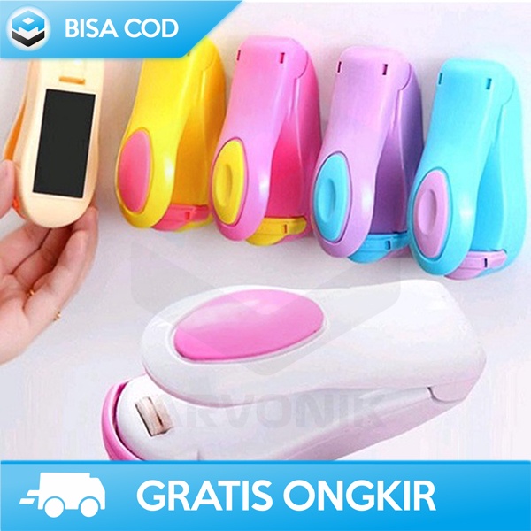 MINI HEAT HAND SEALER PEREKAT PLASTIK KECIL MACHINE PORTABLE ORIGINAL