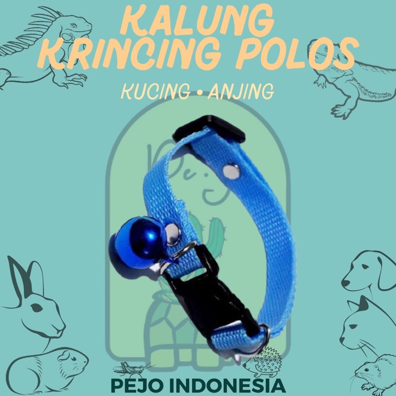 Kalung Kucing Anjing Banyak Motif dan Warna