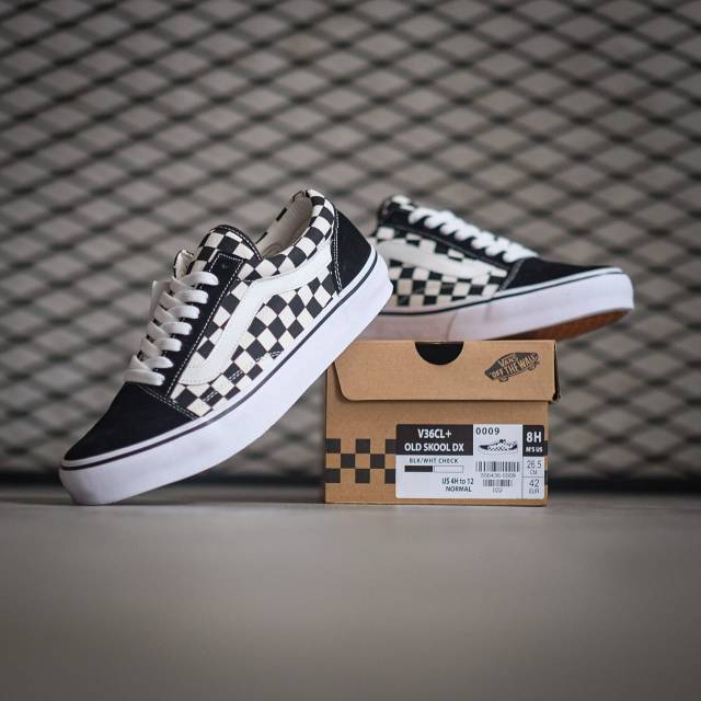 SEPATU WANITA VANS OLD SKOOL CHECKERBOARD ORIGINAL 100%