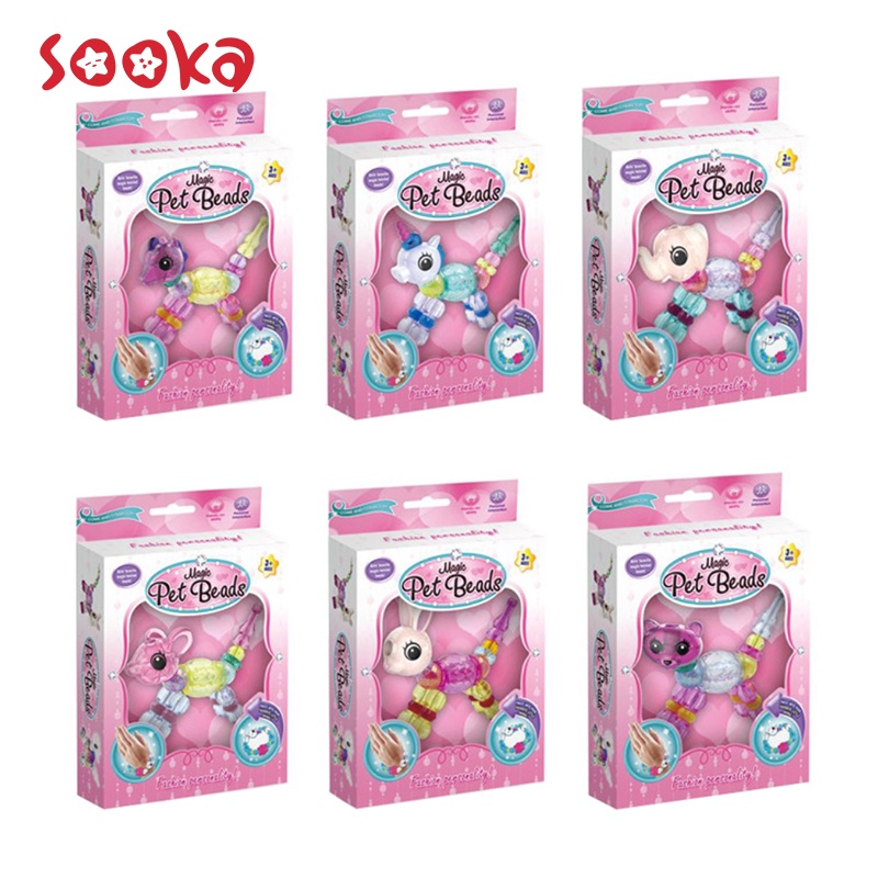 SOOKA Magical Twisty Petz Bracelet / Gelang Anak Transformasi / Magical Bracelet/  Gelang Ajaib Magic Berubah Bentuk SK-1019