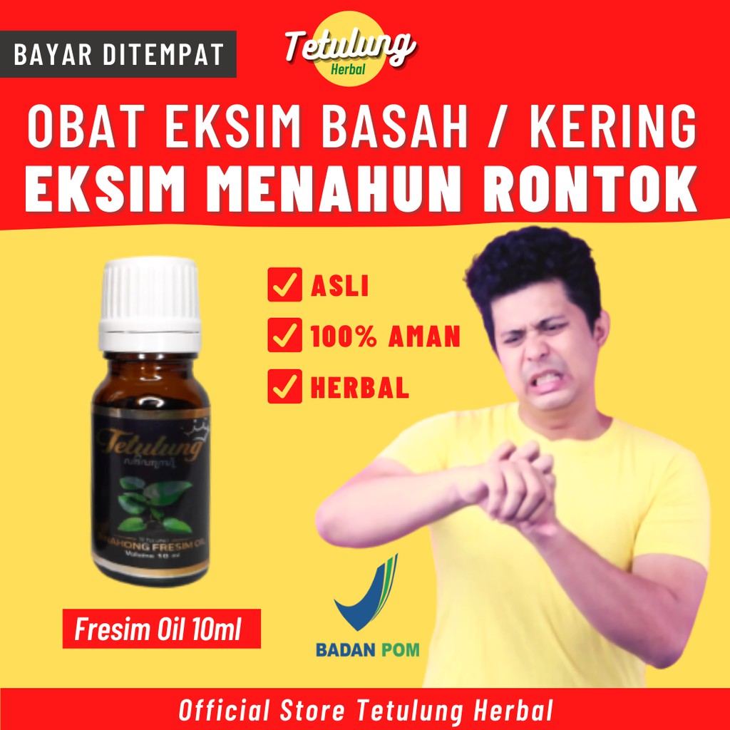 FRESHIM OIL 10ml - MINYAK EKSIM/EXIM BASAH dan KERING Tetulung Herbal