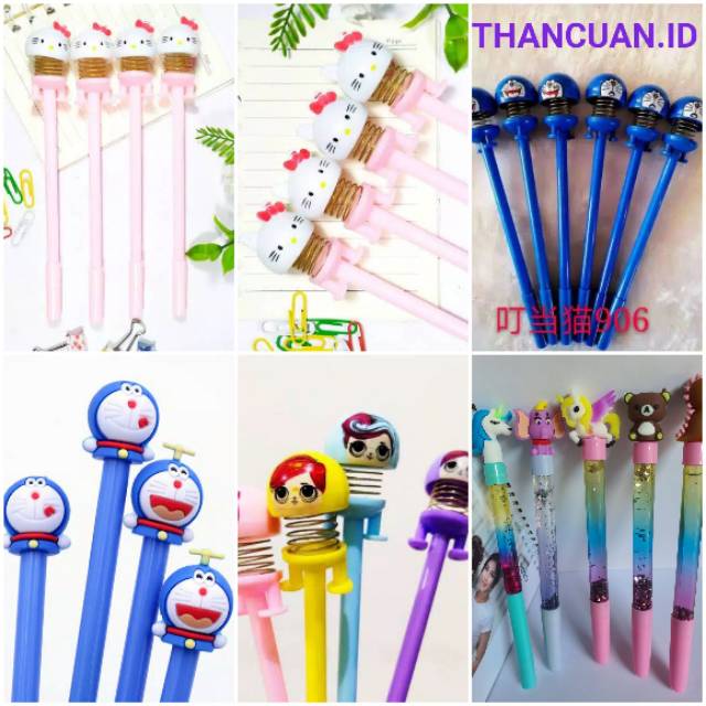 

0M POLPEN EMOJI PULPEN KARAKTER SPRINGDOLL MENTUL SPRING DOLL READY