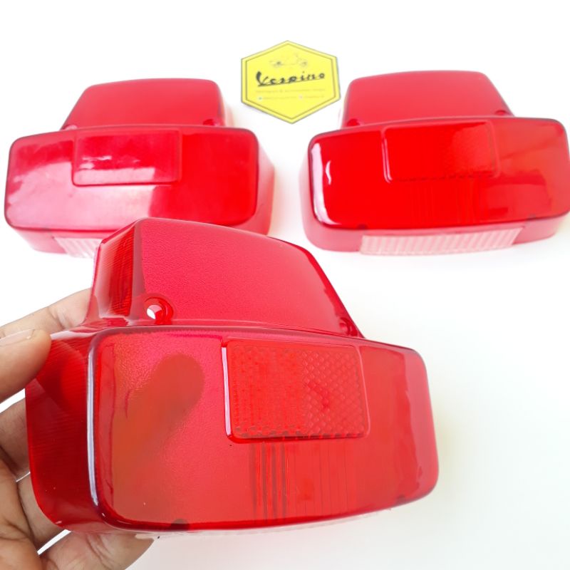 MIKA STOPLAMP VESPA SUPER 66/MIKA LAMPU BELAKANG VESPA TRAPESIUM