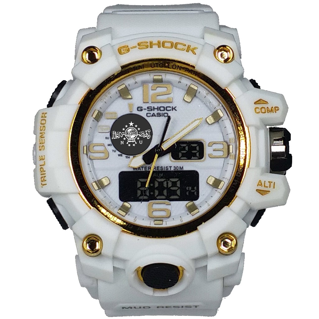 Exclusive Jam NU Double Time (Full Putih List Gold)