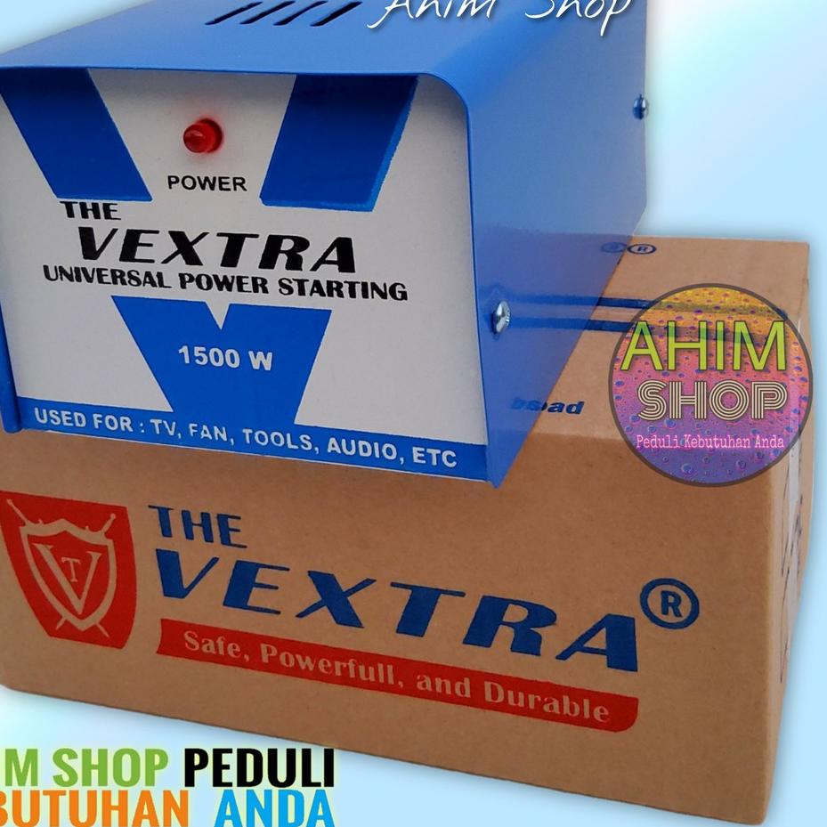 ❀ The VEXTRA Dua Alat Elektronik Max 2500 W Penghemat Listrik Body Besi Auto Start Power Saving Fuse