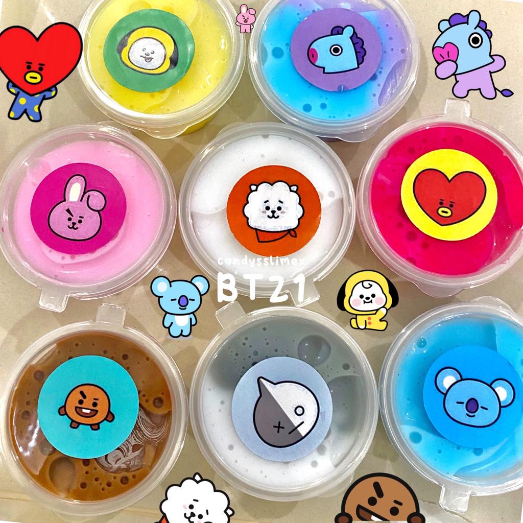 SLIME Bt2I MINI TOFU MURAH SLIMEKIT SLIME BOBA SLIME MURAH SLIME ACTIVATOR SLIME TOFU SLIME BTS BAHA